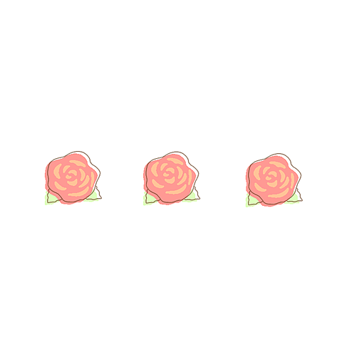 バラ花植物ポエム素材の画像(プリ画像)