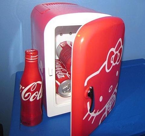 キティ　冷蔵庫　コカ・コーラの画像(プリ画像)