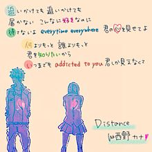 西野カナ Distanceの画像(好き/だいすき/愛してるに関連した画像)