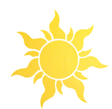 ラプンツェル 旗 太陽の画像(背景透過 ラプンツェルに関連した画像)