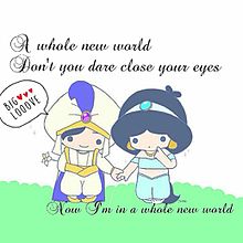 A whole new world ♪ プリ画像