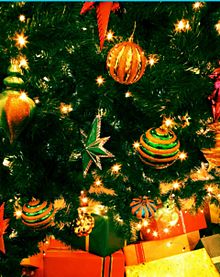 クリスマスツリー、クリスマスオーナメントの画像(クリスマスツリー オーナメントに関連した画像)
