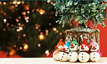 冬、雪だるま、雪景色、冬壁紙、クリスマス素材の画像(ｸﾘｽﾏｽ素材に関連した画像)
