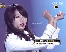 111230 4Minute ヒョナ@KBS歌謡大賞の画像(KBSに関連した画像)