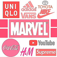 パステル ロゴ集め ブランド コカ・コーラ VANS MARVEの画像(supremeに関連した画像)