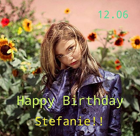 Stefanie Happy Birthday!の画像(プリ画像)
