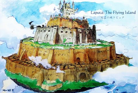 天空の城 ラピュタの画像(プリ画像)