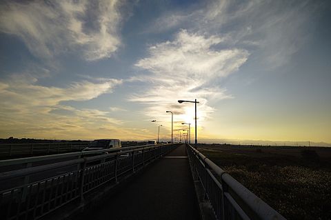 空…町…夕日の画像 プリ画像