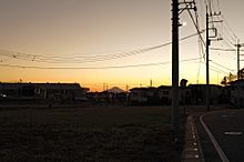 夕暮れの画像(富士山に関連した画像)