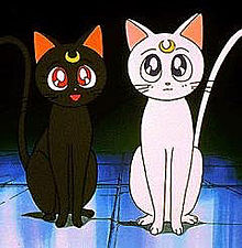 ルナ&アルテミス(美少女戦士セーラームーン)の画像(セーラームーン キャラクター 猫に関連した画像)