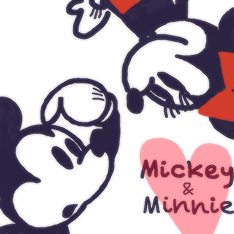ミッキー&ミニー♡ 保存ポチ必ずの画像(プリ画像)