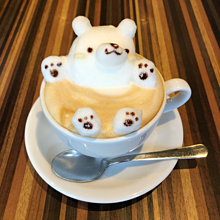 3Dラテアート　カフェ　コーヒーの画像(ほんわかに関連した画像)