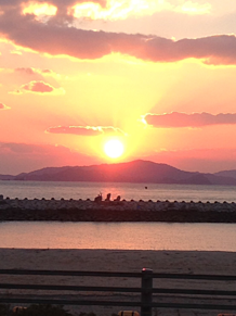 海 夕陽の画像(夕陽に関連した画像)