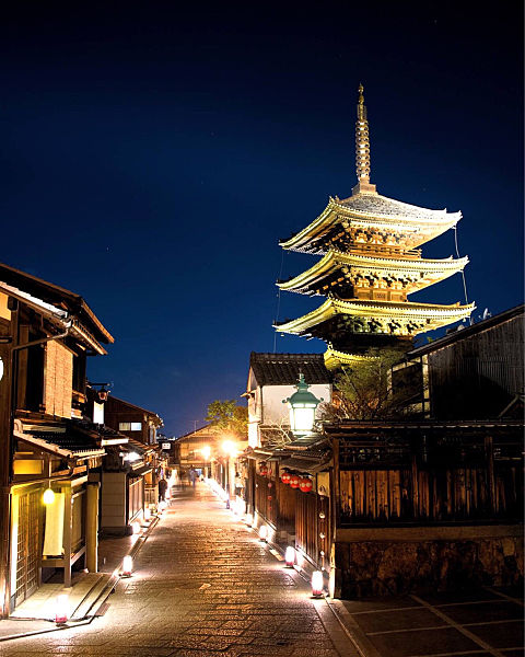 京都祇園八坂の塔 おしゃれの画像(プリ画像)