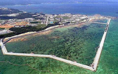 沖縄 辺野古 埋立地の海の画像 プリ画像