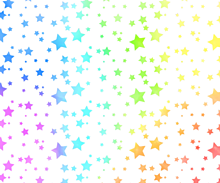 背景素材〈星/虹色〉の画像(虹色  背景に関連した画像)
