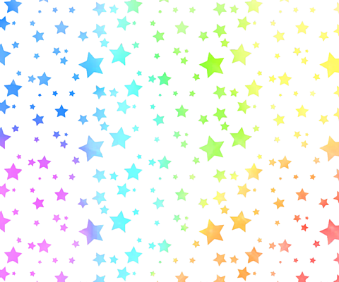 背景素材〈星/虹色〉の画像 プリ画像