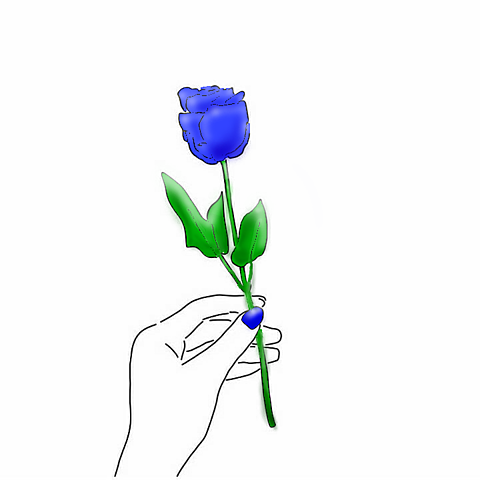 イラスト 青いバラの画像3点 完全無料画像検索のプリ画像 Bygmo