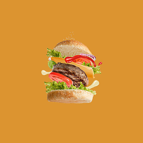 ハンバーガーの画像(プリ画像)