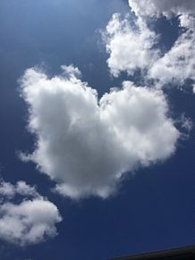 ハート型の雲の画像(ハート型の雲に関連した画像)