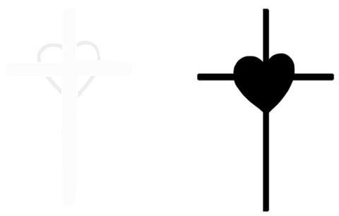 ハート　十字架の画像(プリ画像)