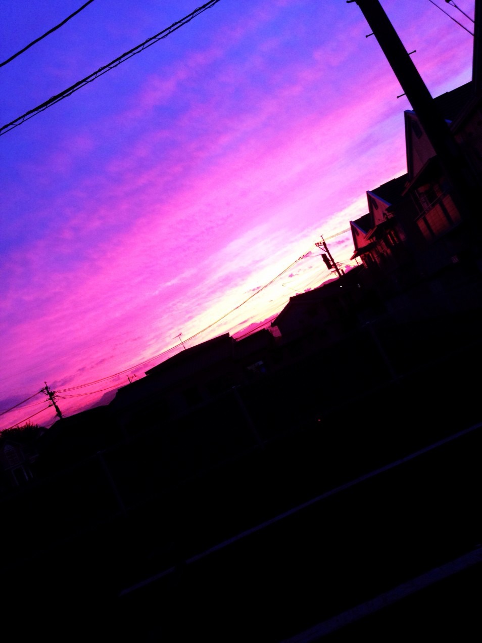 紫の夕焼け 完全無料画像検索のプリ画像 Bygmo