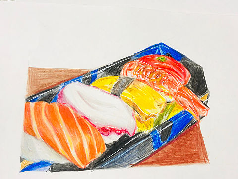 お寿司 色鉛筆の画像(プリ画像)