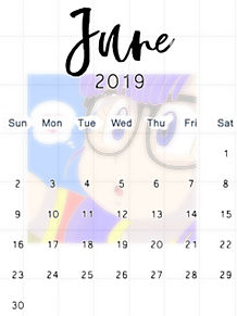 6月カレンダーの画像48点 完全無料画像検索のプリ画像 Bygmo