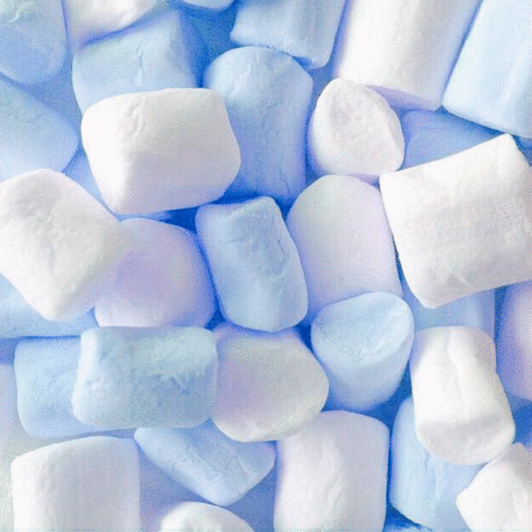 マシュマロ スイーツ お菓子 青色 水色 スカイブルーの画像 プリ画像