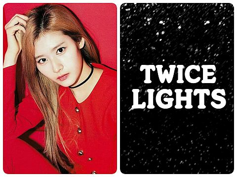 TwiceLights風トレカ サナ＆チェヨン♡の画像(プリ画像)