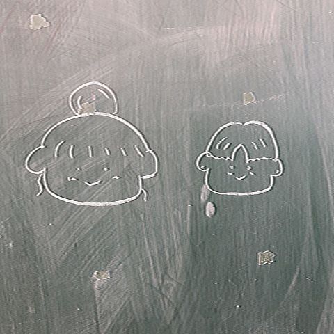 黒板/学校/イラスト/オシャレ/青春の画像(プリ画像)