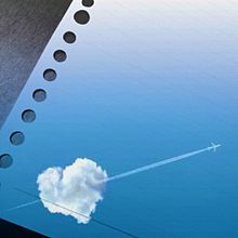 ハート,飛行機雲の画像(飛行機雲に関連した画像)
