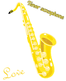 Tenor saxophoneの画像(楽器に関連した画像)