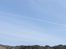 空　青空　飛行機雲の画像(ひこうき雲に関連した画像)