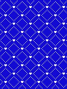 ハートチェック 青色 水色 スカイブルーの画像(プリ画像)