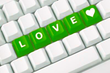 キーボード グリーン 緑色 Loveの画像(パソコンに関連した画像)
