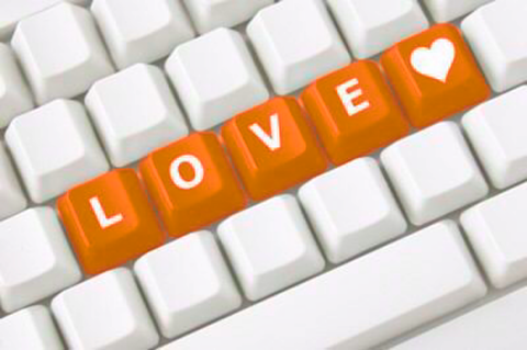 キーボード 橙色 オレンジ ハート Loveの画像 プリ画像