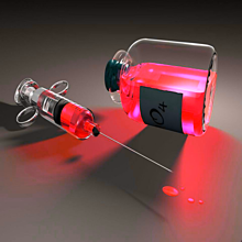 注射器 薬 赤色 レッドの画像(注射器に関連した画像)