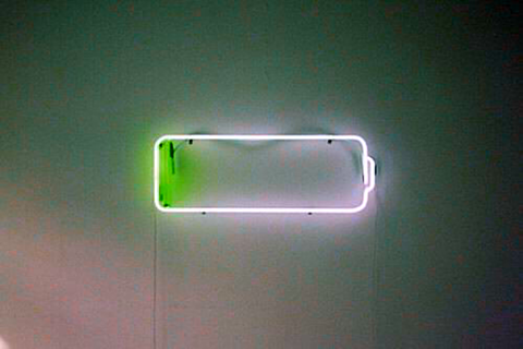 乾電池 緑色 グリーン ネオンカラーの画像(プリ画像)