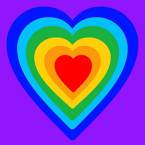 かわいい ハート 虹色の画像126点 完全無料画像検索のプリ画像 Bygmo