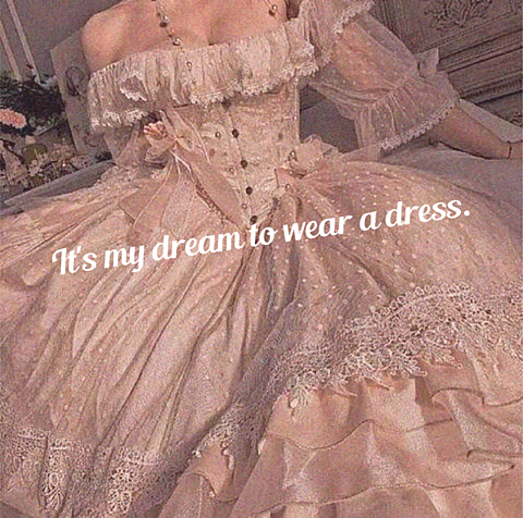 ドレスを着るのが私の夢なのの画像(プリ画像)