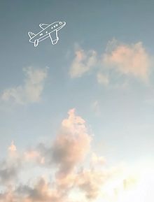 空　飛行機の画像(かわいい 壁紙に関連した画像)