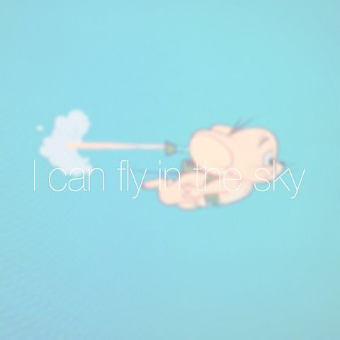 I can fiy in the skyの画像(プリ画像)