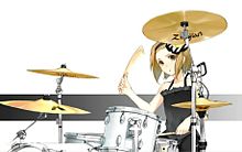 ドラムの女の子の画像(ドラムに関連した画像)