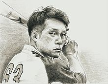 たくやの似顔絵～西川龍馬選手の画像(イラスト 人物に関連した画像)