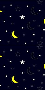 三日月🌜️  星✰  夜空  星空の画像(テクスチャに関連した画像)