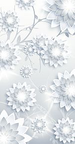 パステル 花柄 花模様 白系統 シンプルの画像(花柄に関連した画像)