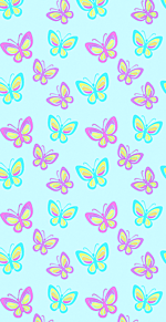 蝶🦋  バタフライ  ゆめかわ  総柄の画像(パターンに関連した画像)