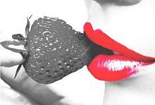 strawberry lipの画像(唇 オシャレに関連した画像)