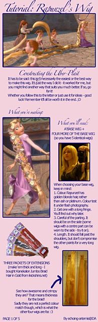 How to make rapunzel wigの画像 プリ画像